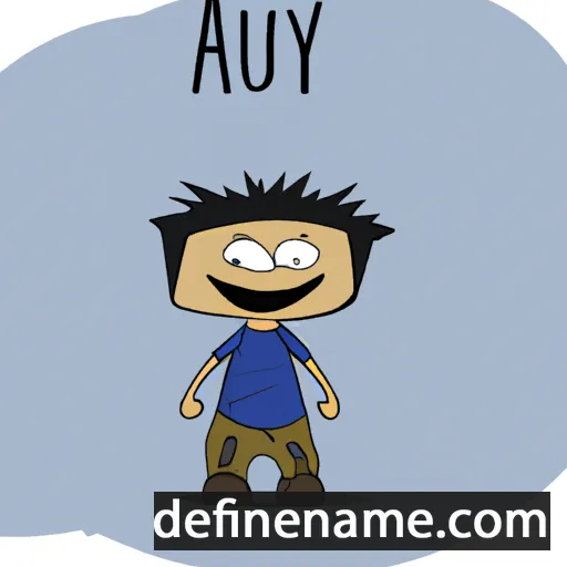 cartoon of the name Aykut