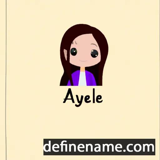 cartoon of the name Aylene