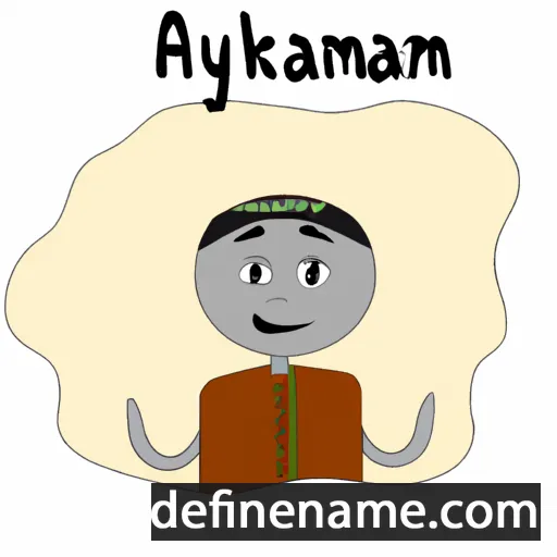 cartoon of the name Aymakh