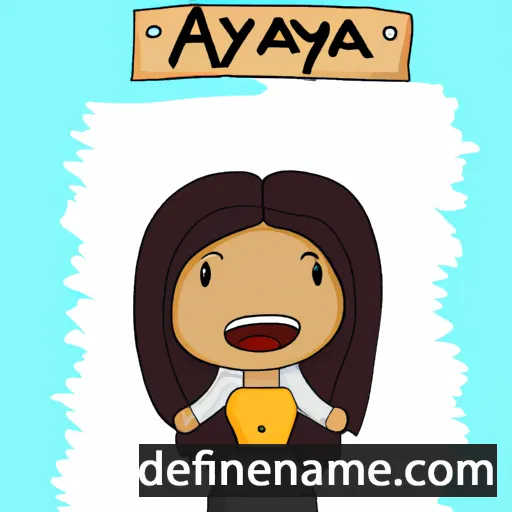 cartoon of the name Aymara