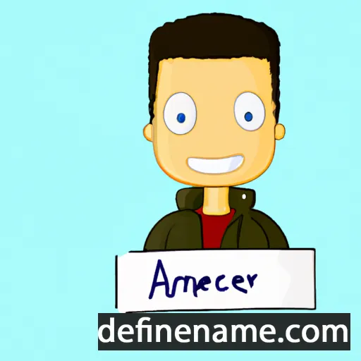 cartoon of the name Aymerick