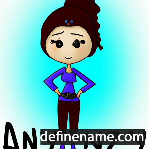 cartoon of the name Aynaz