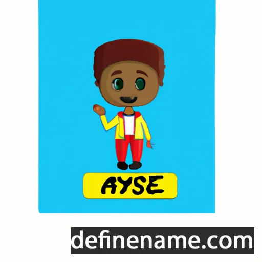 cartoon of the name Ayose