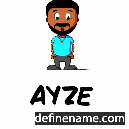 cartoon of the name Ayoze