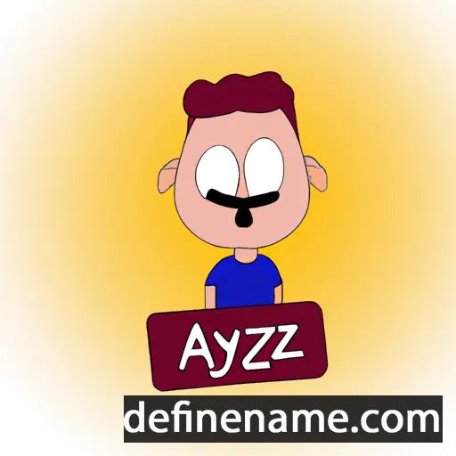 cartoon of the name Ayqız