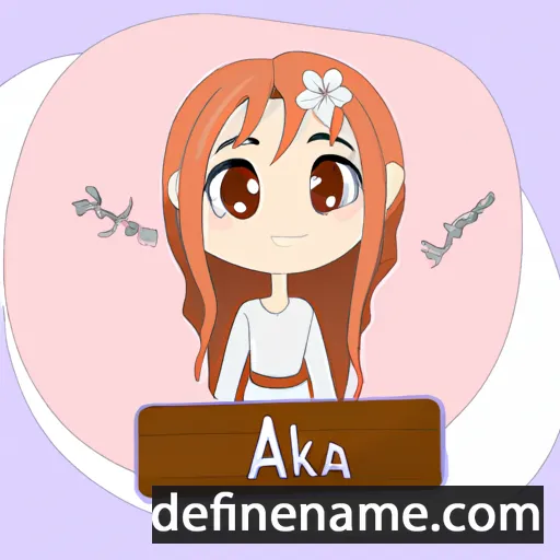 cartoon of the name Ayrika