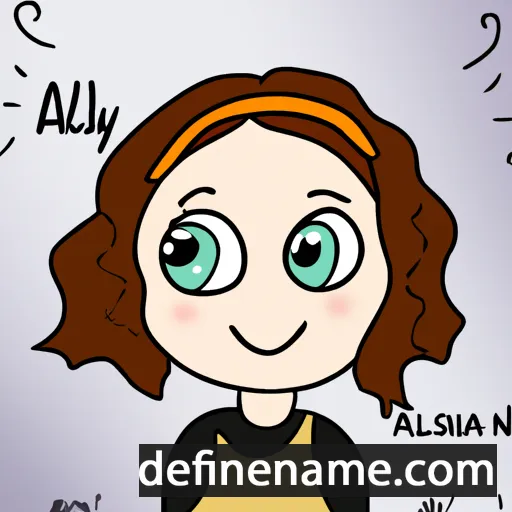 cartoon of the name Ayşil