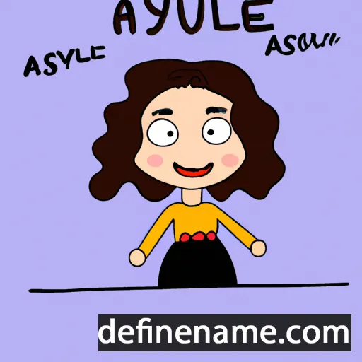 cartoon of the name Aysulu