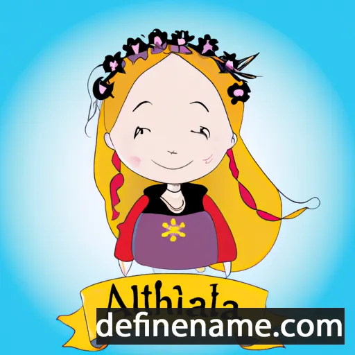 cartoon of the name Aytaliina