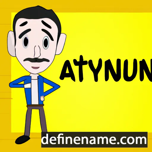 cartoon of the name Aytunç