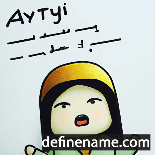 cartoon of the name Ayu-ikalti