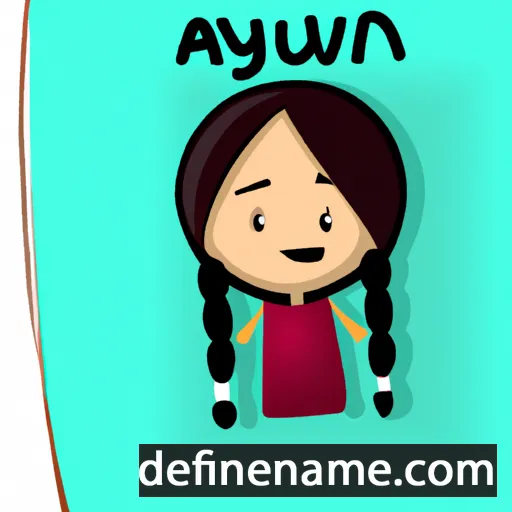 cartoon of the name Ayún