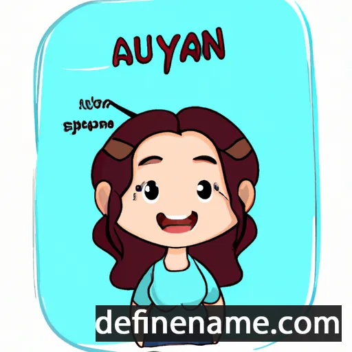 cartoon of the name Ayün