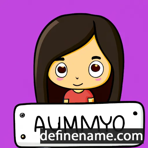 cartoon of the name Ayumiko