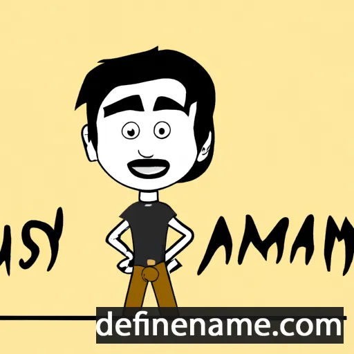 cartoon of the name Ayushman