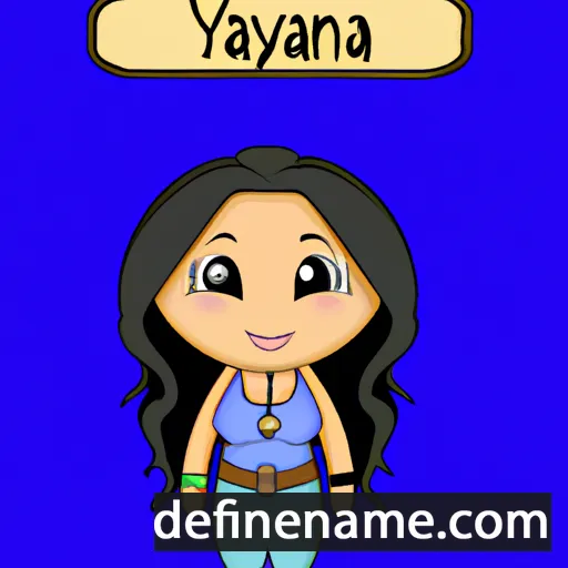 cartoon of the name Ayviana