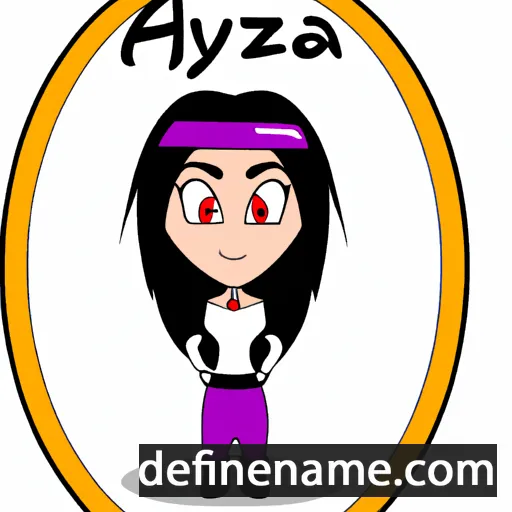 cartoon of the name Ayzöhrä