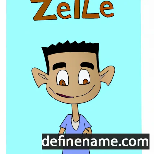 cartoon of the name Azael