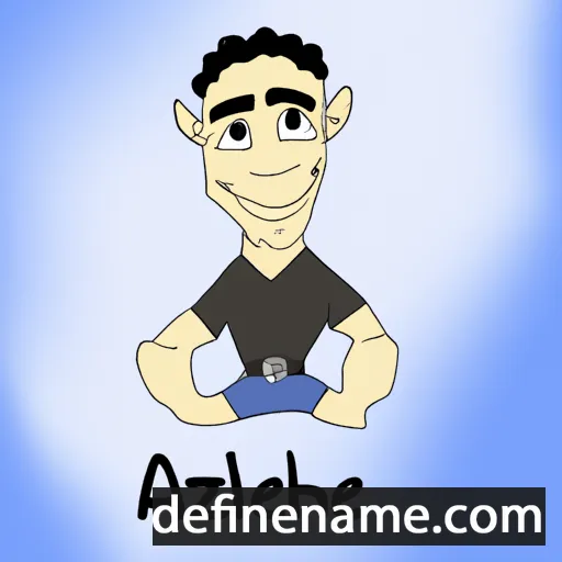 cartoon of the name Azahel