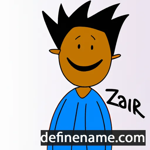 cartoon of the name Azari