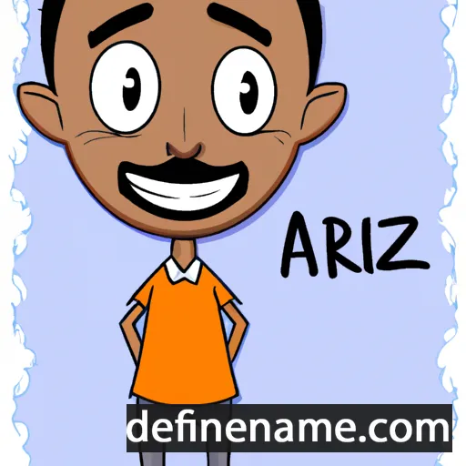 cartoon of the name Azarie