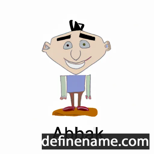 cartoon of the name Azatbek