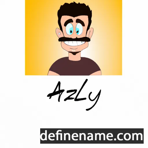 cartoon of the name Azêllay