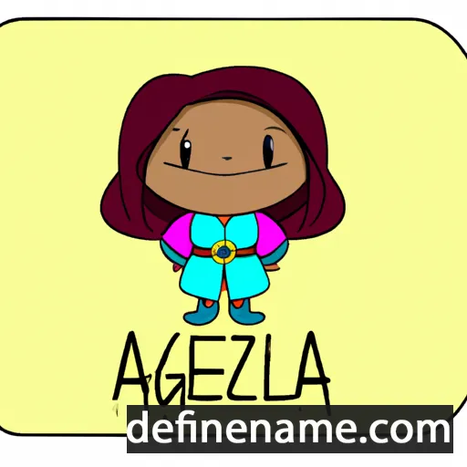 cartoon of the name Azeglia