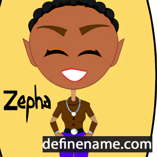 cartoon of the name Azerah