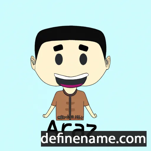 cartoon of the name Azhari