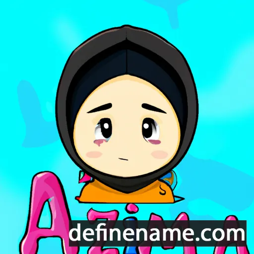 cartoon of the name Azima