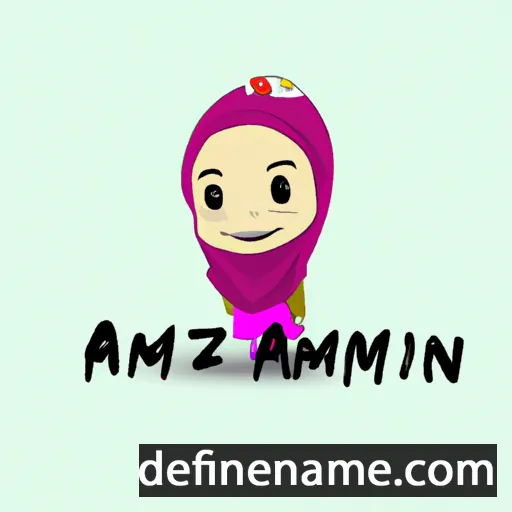 Azimah cartoon