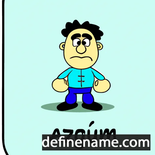 cartoon of the name Azimgul