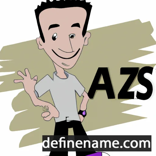 cartoon of the name Azis