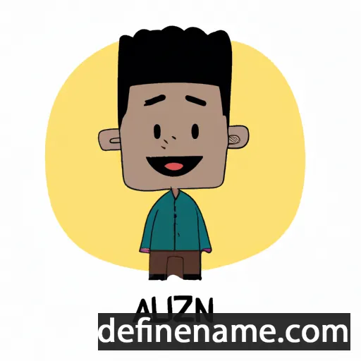 cartoon of the name Azizul