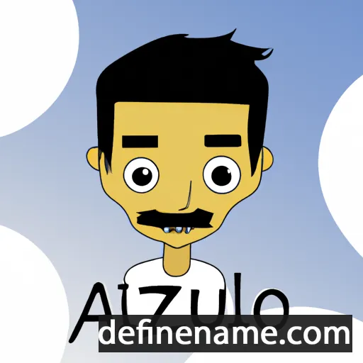 cartoon of the name Azizullo