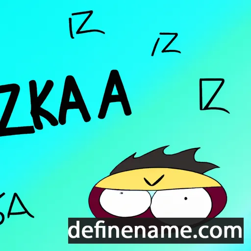 Azka cartoon