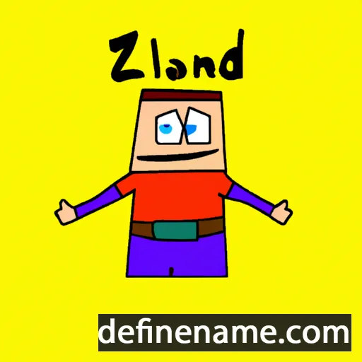 cartoon of the name Azland