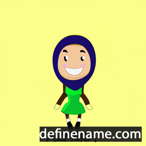 cartoon of the name Azmera