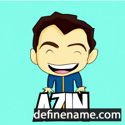 Aznil cartoon