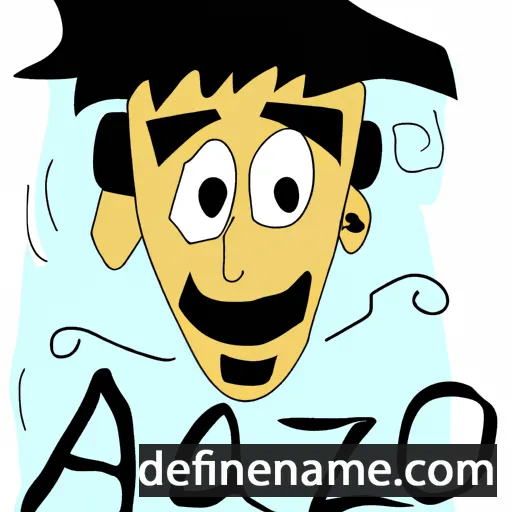 cartoon of the name Azo