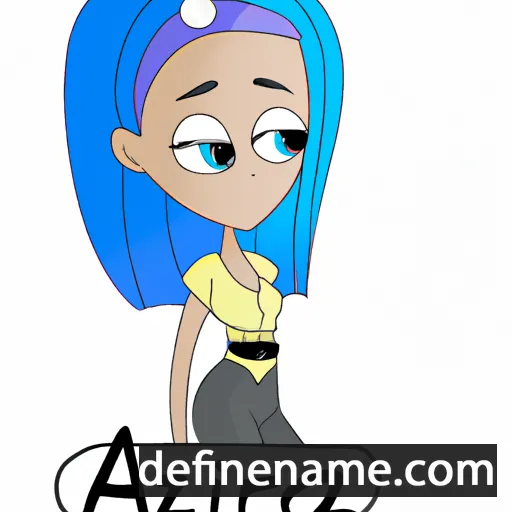 cartoon of the name Azorina