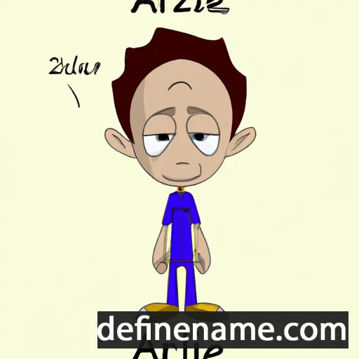 cartoon of the name Azraile