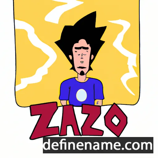 cartoon of the name Azro