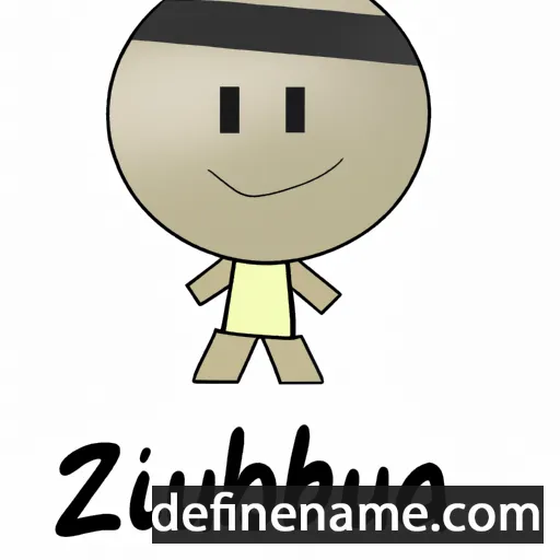 cartoon of the name Azuba