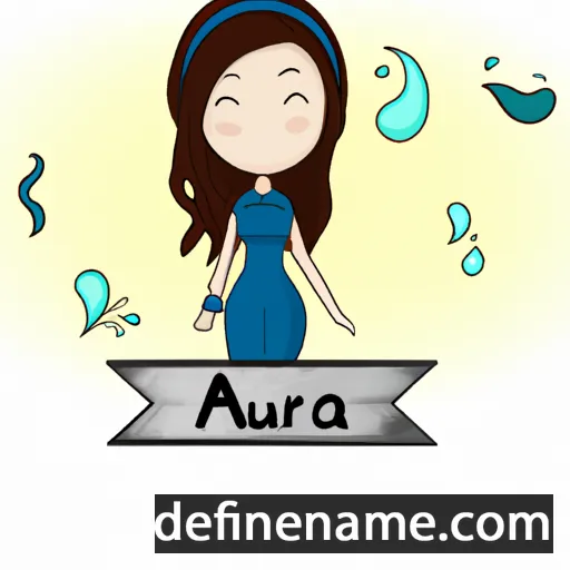 cartoon of the name Azura