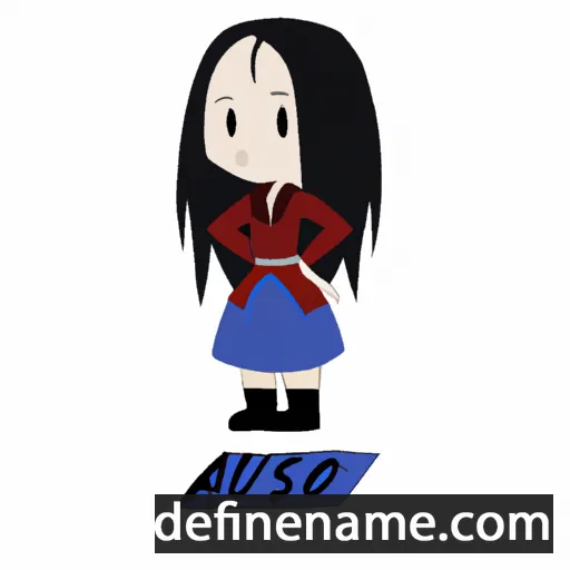 Azusa cartoon