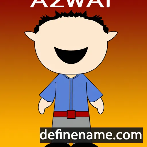 cartoon of the name Azwar