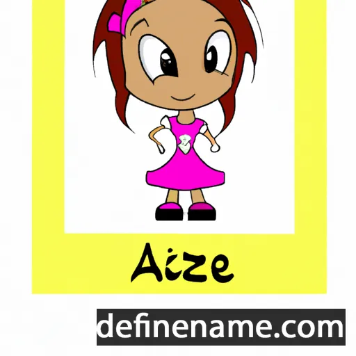 cartoon of the name Azzie