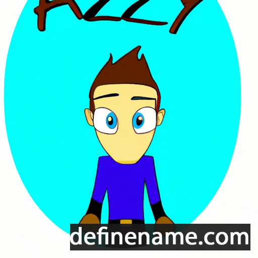 cartoon of the name Azzy